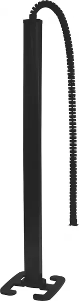 legrand-colonne mobile clippage direct 2 compart h. 2m couvercle pvc et corps alu - noir (653028)