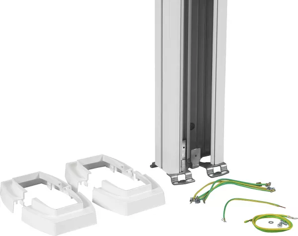 legrand-colonne universelle 1 compart hauteur 2,67m couvercle et corps en alu - blanc (653110)