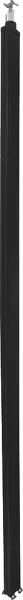 legrand-colonne universelle 1 compart hauteur 2,67m couvercle et corps en alu - noir (653112)