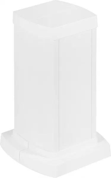 legrand-colonnette universelle 2 compart hauteur 0,30m couvercle et corps en alu - blanc (653120)