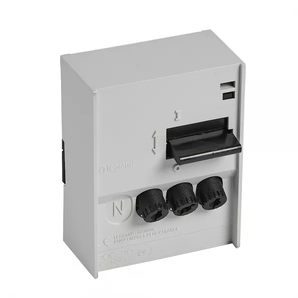 legrand-combin� pac � cartouches pac saillie 20a 3p+n - gris clair (046165)