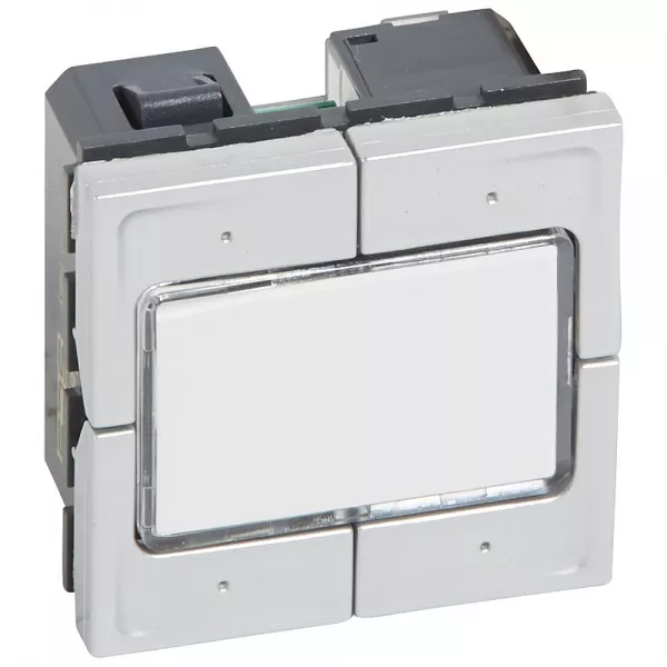 legrand-commande 4 sc�narios bus gestion d\'�clairage mosaic - alu (079178)