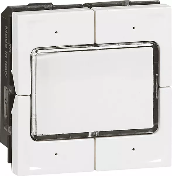 legrand-commande 4 sc�narios bus gestion d\'�clairage mosaic - blanc (078478)