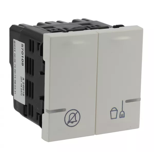 legrand-commande art�or ne pas d�ranger et faire la chambre blanc (570109)