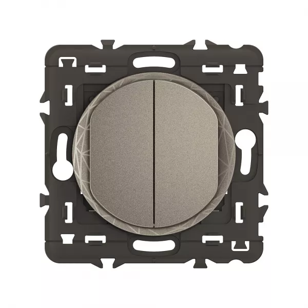 legrand-commande double self-e c�liane with netatmo - titanium (ct0421)