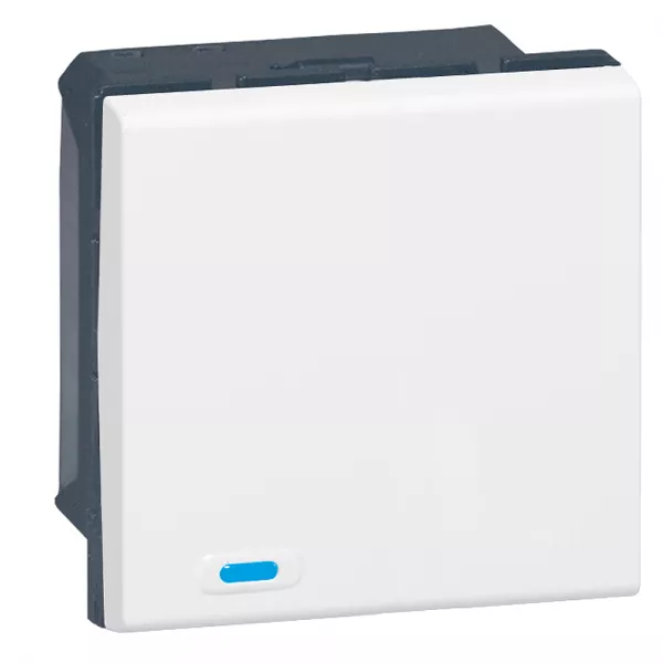 legrand-commande filaire bus knx mosaic avec 1 touche � 1 appui - blanc (078489)