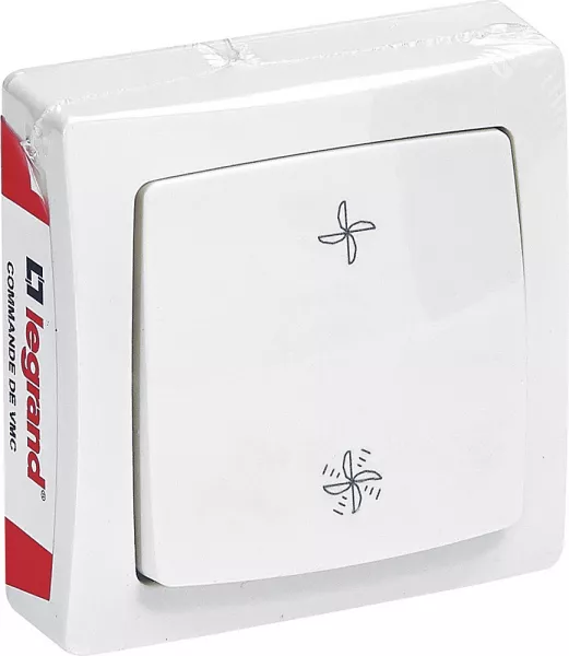 legrand-commande pour vmc appareillage saillie - blanc (097614)