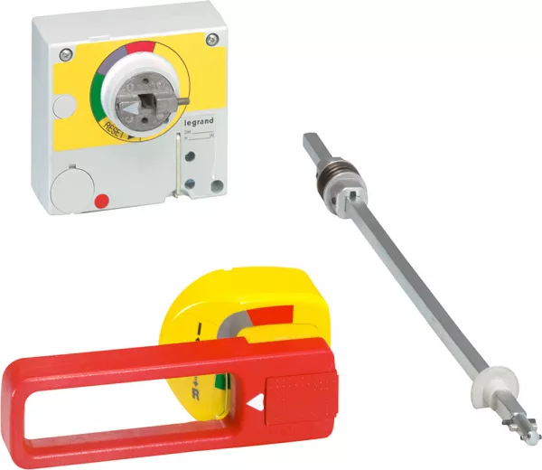 legrand-commande rotative d\'urgence d�port�e sur porte ip55 pour dpx250 - rouge et jaune (026280)