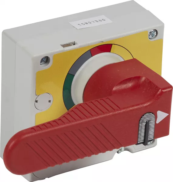 legrand-commande rotative d\'urgence directe sur dpx�630 - rouge et jaune (422238)