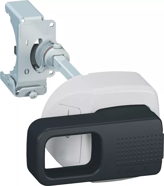 legrand-commande rotative d�port�e dx� avec poign�e noire (406319)
