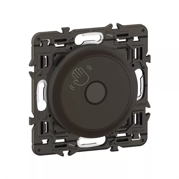 legrand-commande sans contact 200w led c�liane enjoliveur noir et support (cz0003)