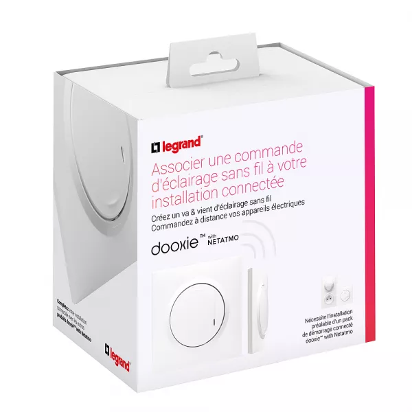 legrand-commande sans fil dooxie with netatmo pour �clairage , prise - blanc (600083)