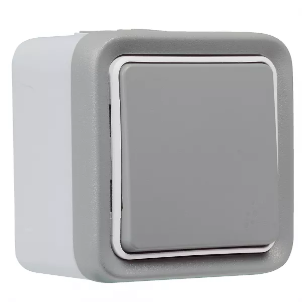 legrand-commande sans fil �tanche plexo with netatmo - complet saillie gris (069794)