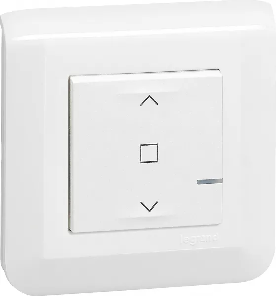 legrand-commande sans fil interrupteur volet roulant connect� mosaic with netatmo -blanc (077746l)