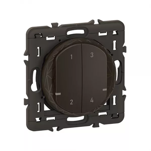 legrand-commande sans fils 4 sc�narios c�liane with netatmo - noir (cn0414)