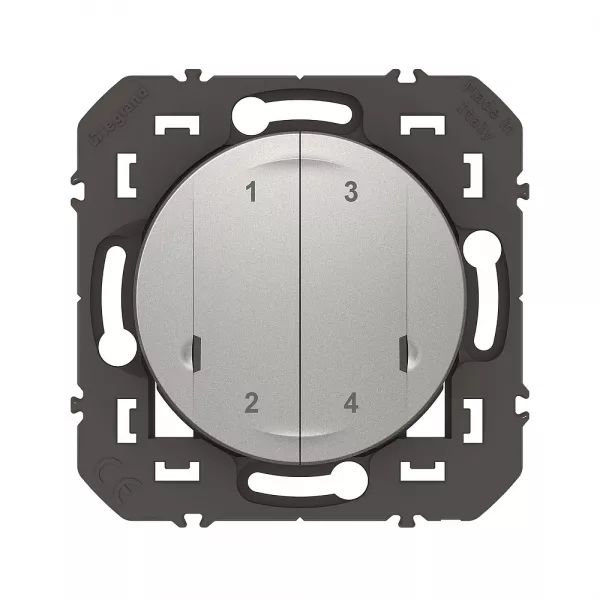 legrand-commande sans fils 4 sc�narios dooxie with netatmo sans plaque alu (600191a)
