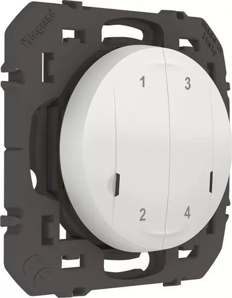 legrand-commande sans fils 4 sc�narios dooxie with netatmo sans plaque blanc (600091a)
