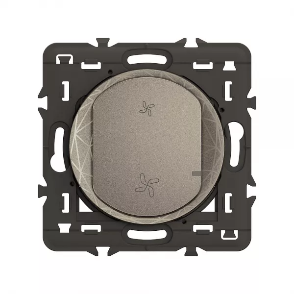 legrand-commande sans fils vmc 2 vitesses c�liane with netatmo - titanium (ct0411)