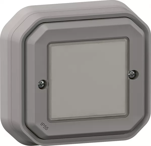 legrand-commande self-e pour �clairage et prise plexo with netatmo complet gris (069874l)