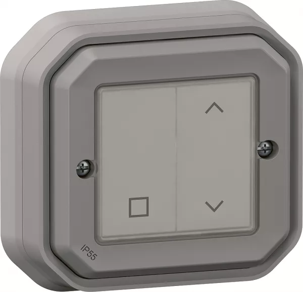 legrand-commande self-e pour volets roulants plexo with netatmo complet gris (069873l)