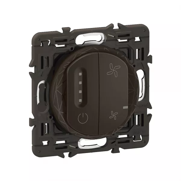 legrand-commande vmc 4 vitesses c�liane with netatmo - noir (cn0410)