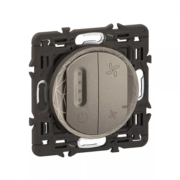 legrand-commande vmc 4 vitesses c�liane with netatmo - titanium (ct0410)