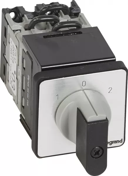 legrand-commutateur - inverseur avec arr�t - manette - pr 12 - 3p - fixation �22 (027547)