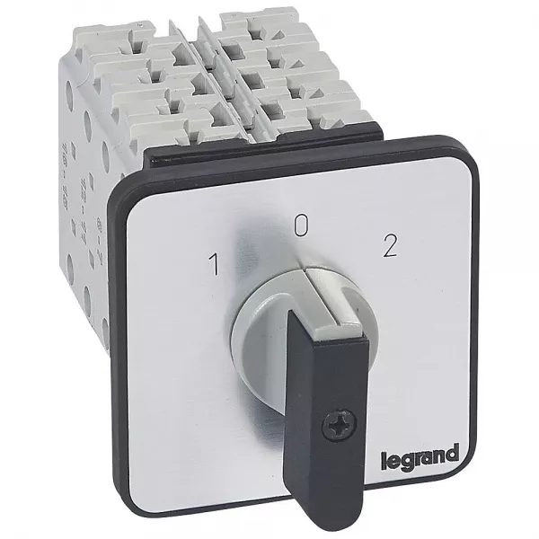legrand-commutateur - inverseur avec arr�t 45� - pr 26 - 4p - 8 contacts - fixation vis (027448)