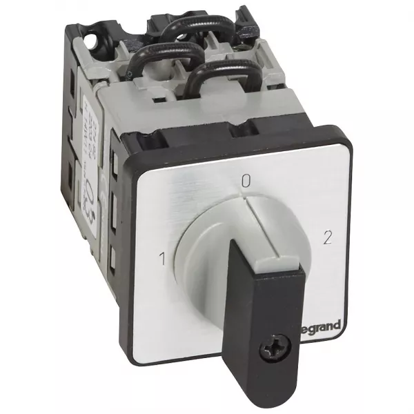 legrand-commutateur - inverseur avec arr�t 90�- pr 12 - 3p - 6 contacts - fixation vis (027492)