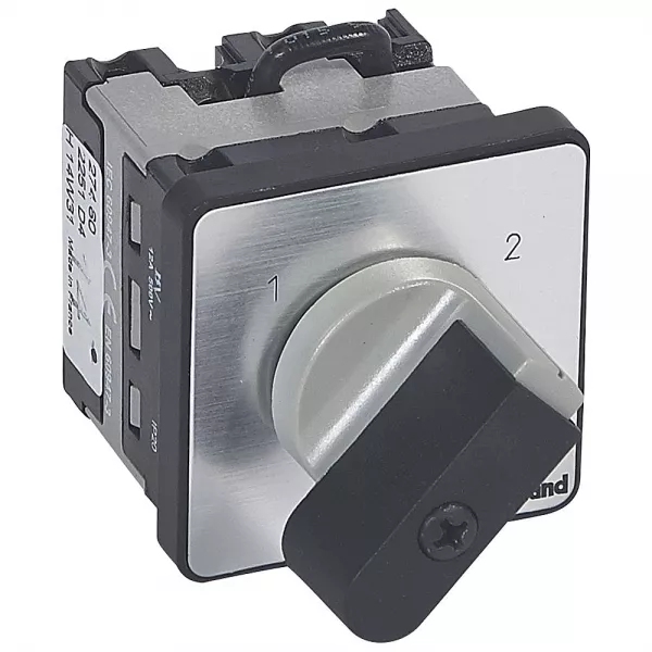 legrand-commutateur - inverseur sans arr�t - pr 12 - 1p - 2 contacts - fixation vis (027460)