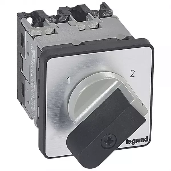 legrand-commutateur - inverseur sans arr�t - pr 12 - 2p - 4 contacts - fixation vis (027461)