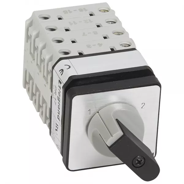 legrand-commutateur - inverseur sans arr�t - pr 17 - 4p - 8 contacts - fixation vis (027468)