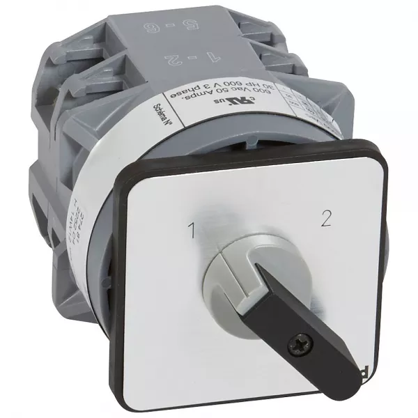 legrand-commutateur - inverseur sans arr�t - pr 40 - 2p - 4 contacts - fixation vis (027481)