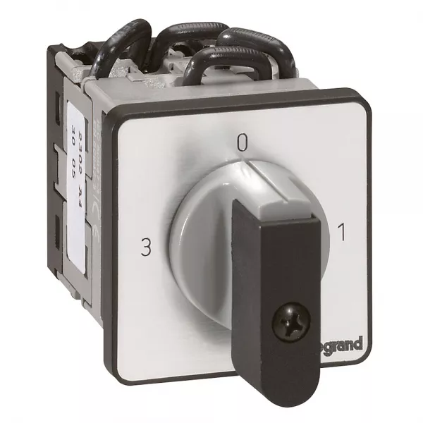legrand-commutateur 3 directions avec arr�t - pr 12 - 2p - 6 contacts - fixation vis (027503)