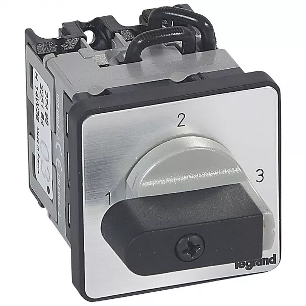 legrand-commutateur 3 directions sans arr�t - pr 12 - 1p - 3 contacts - fixation vis (027498)