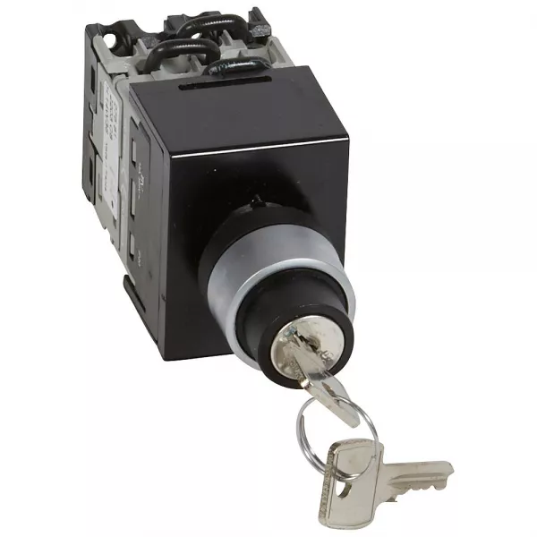 legrand-commutateur � cames - inverseur avec arr�t - t�te de commande � cl� - 3p (027581)