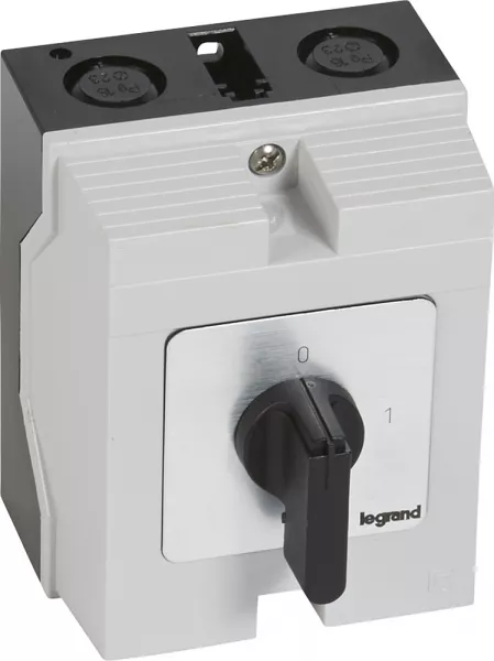 legrand-commutateur � cames inter marche/arr�t pr21 - 2p - 2 contacts - bo�tier 96x120mm (027721)