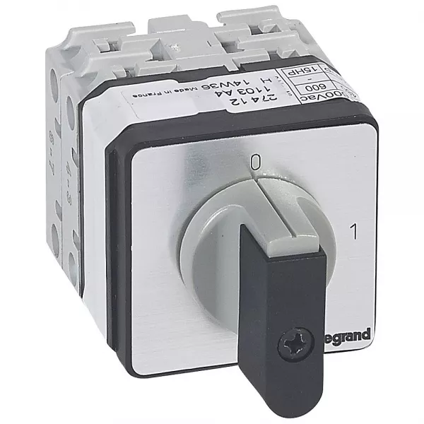 legrand-commutateur � cames inter marche/arr�t pr21 3p 3 contacts fixation vis sur porte (027412)