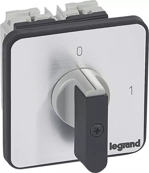 legrand-commutateur � cames inter marche/arr�t pr26 2p 2 contacts fixation vis sur porte (027416)
