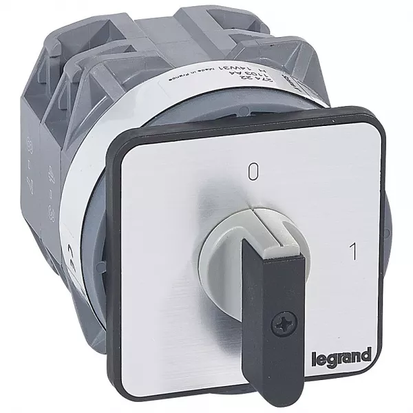 legrand-commutateur � cames inter marche/arr�t pr40 3p 3 contacts fixation vis sur porte (027422)
