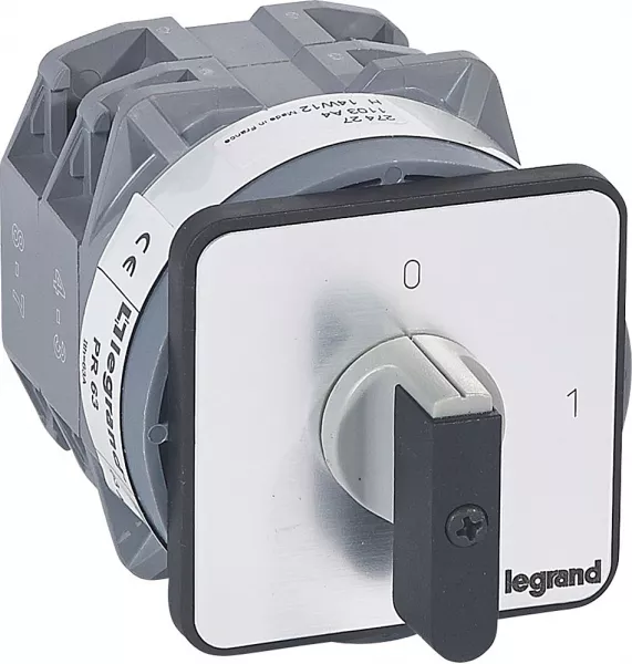 legrand-commutateur � cames inter marche/arr�t pr63 3p 3 contacts fixation vis sur porte (027427)