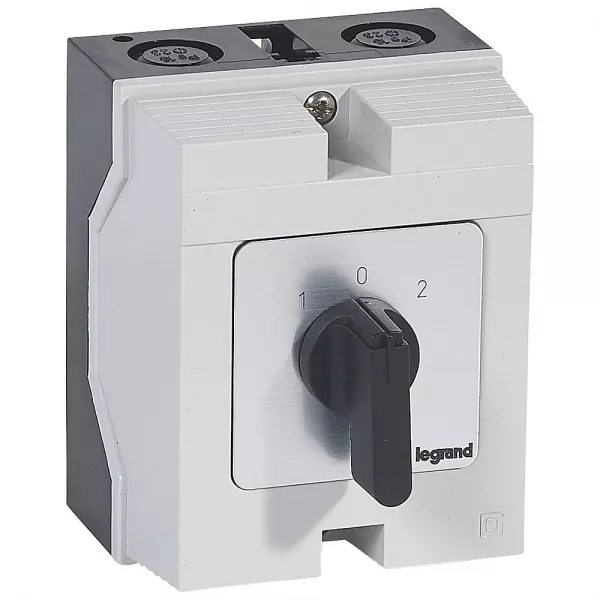legrand-commutateur � cames inverseur - arr�t 45� pr21 -2p -4 contacts -bo�tier 96x120mm (027736)