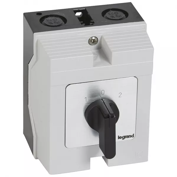 legrand-commutateur � cames inverseur - arr�t 45� pr21 -3p -6 contacts -bo�tier 96x120mm (027737)
