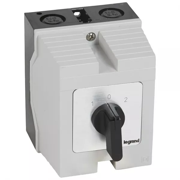 legrand-commutateur � cames inverseur - arr�t 45� pr21 -4p -8 contacts -bo�tier 96x120mm (027738)