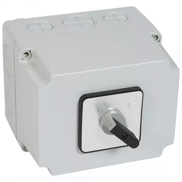 legrand-commutateur � cames inverseur - sans arr�t pr40 -4p 8contacts -bo�tier 135x170mm (027764)