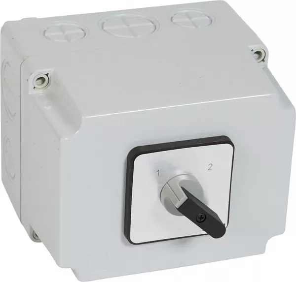 legrand-commutateur � cames inverseur - sans arr�t pr63 -4p 8contacts -bo�tier 135x170mm (027766)