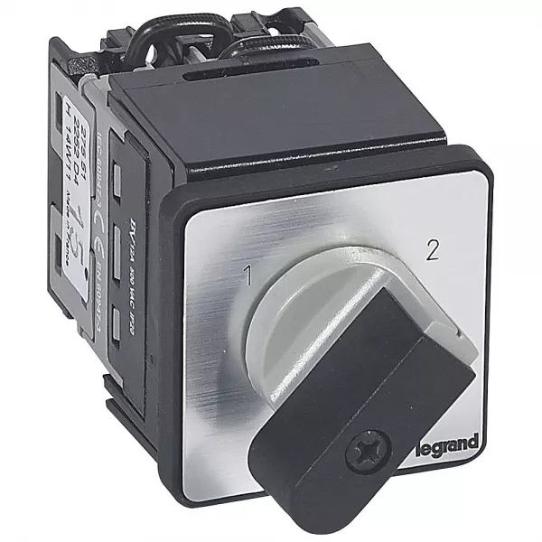 legrand-commutateur � cames inverseur sans arr�t pr12 2p fixation centrale �22 sur porte (027551)