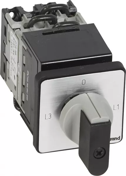 legrand-commutateur de mesure - amp�rem�tre 3 ti - pr 12 - 6 contacts - fix �22 (027558)