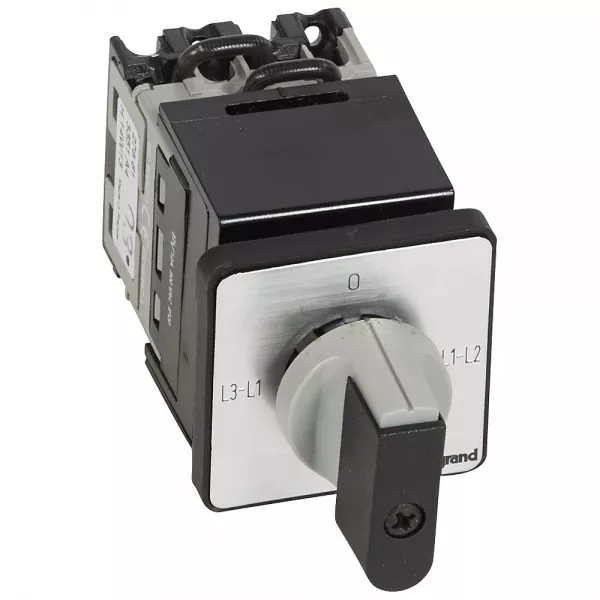legrand-commutateur de mesure - voltm�tre sans neutre - pr 12 - 4 contacts - fix �22 (027561)