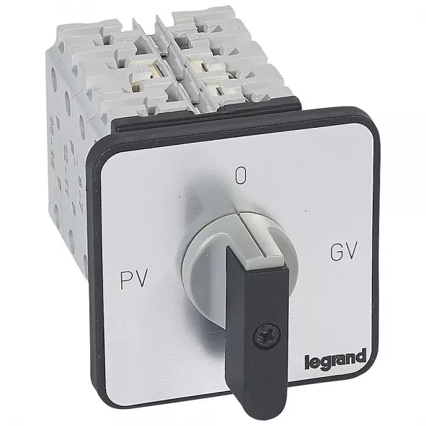 legrand-commutateur moteur 3p - d�marreur 2 vitesses - pr 26 - pv-o-gv - fixation vis (027525)